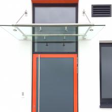 Glas Vordach Pipe 04