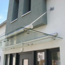 Glas Vordach Pipe 08