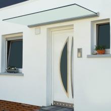 Glas Vordach Stiff 03